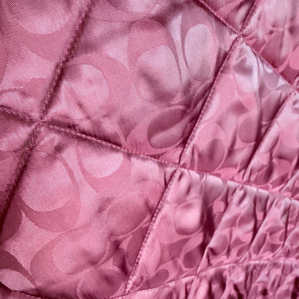 Quilted Burgundy Coach Jacket - Picture 11 of 11